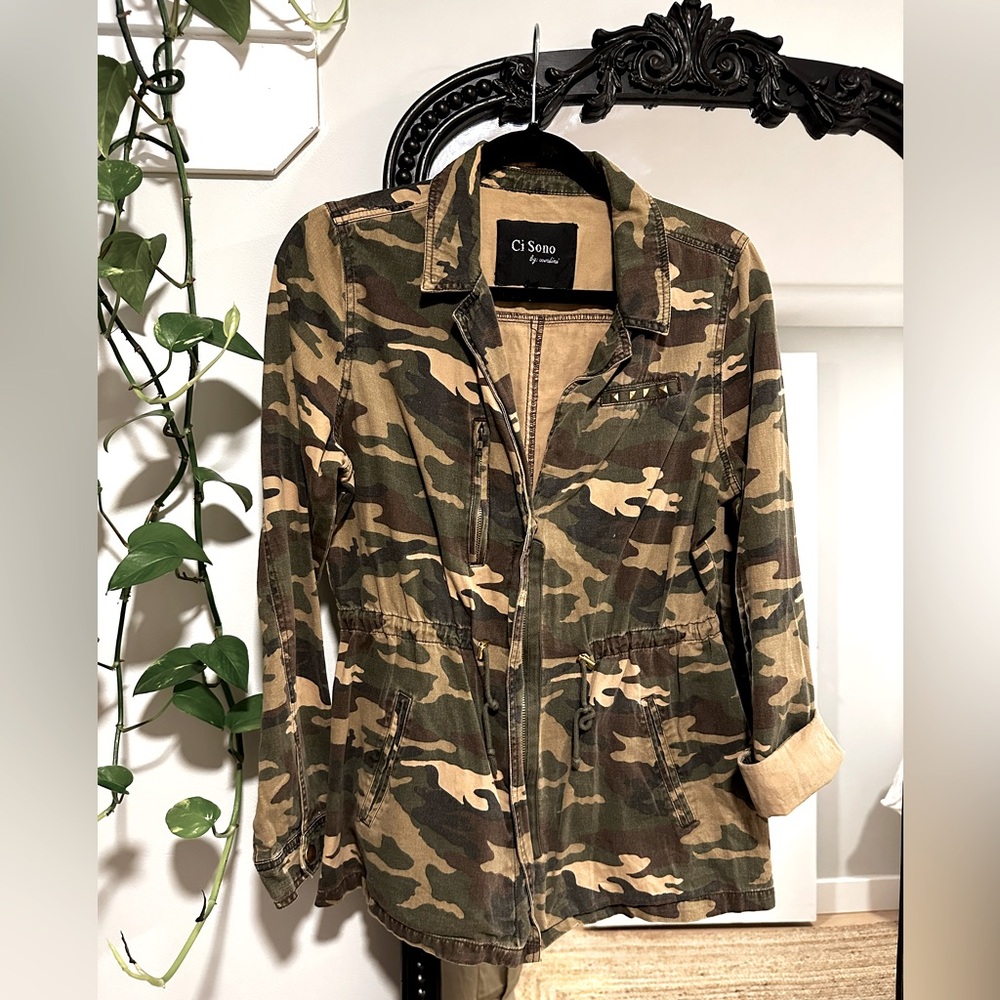 Ci Sono Camouflage Trooper Jacket